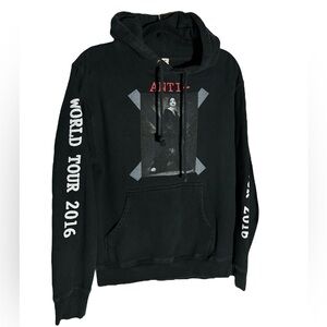 HTF Rihanna Anti World Tour 2016 Black Hoodie Size Small RARE collector’s item
